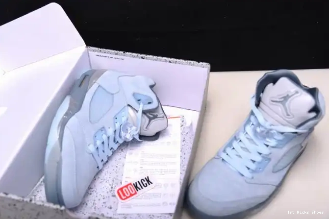 1st Kicks Shoes Retro Air (W) Bluebird Jordan DD9336-400 5 0521